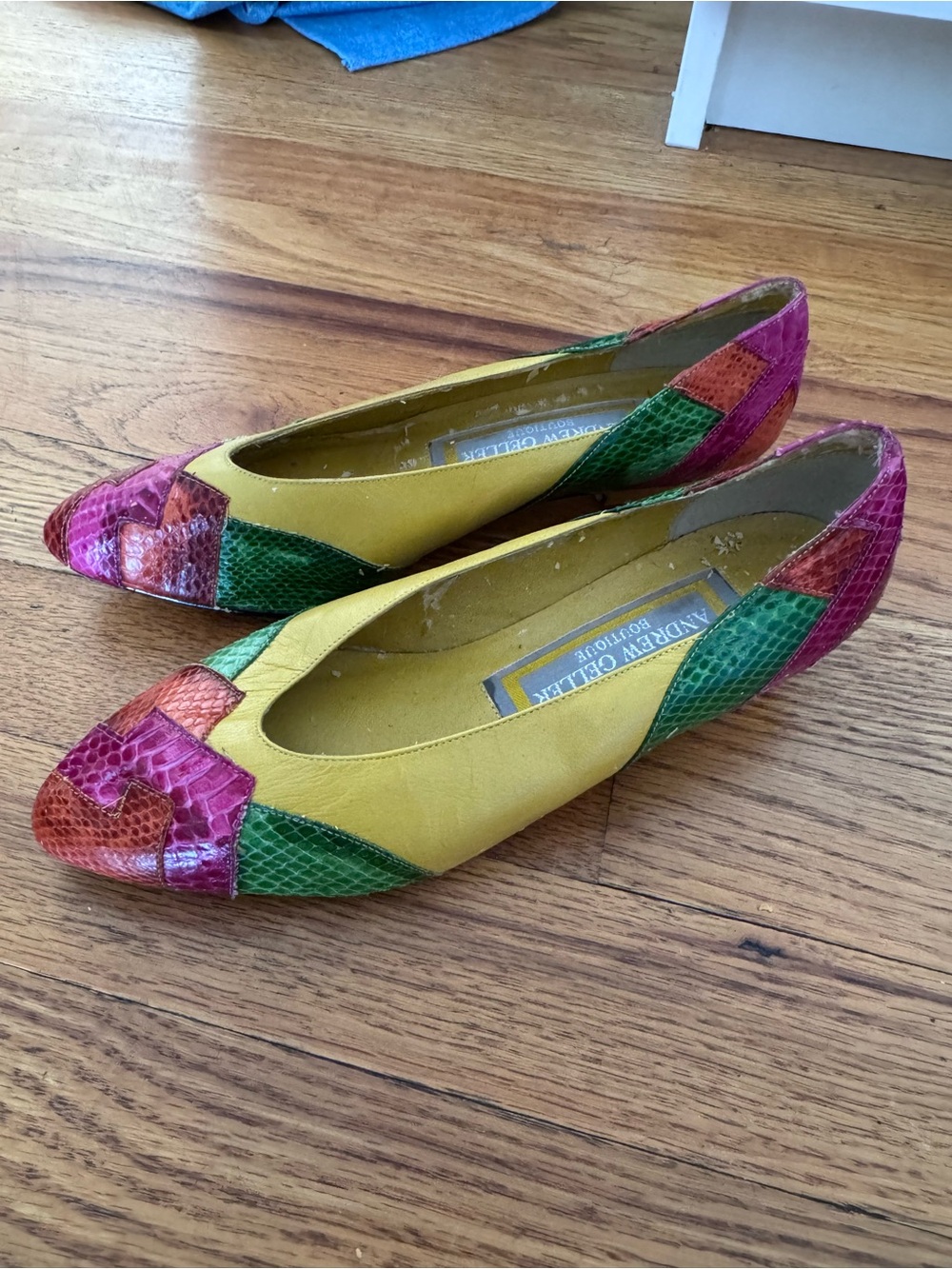 Vintage 80’s Multicolor Marla Low Heels